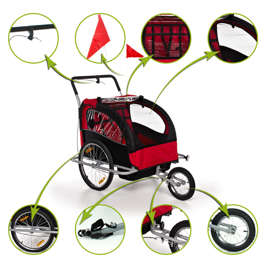 Remorque Vélo Enfant SafeRide