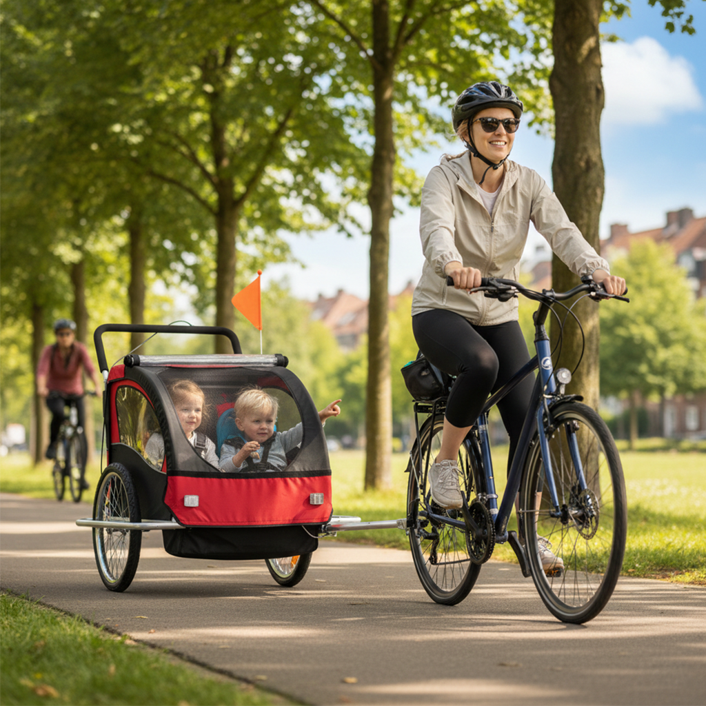 Remorque Vélo Enfant SafeRide