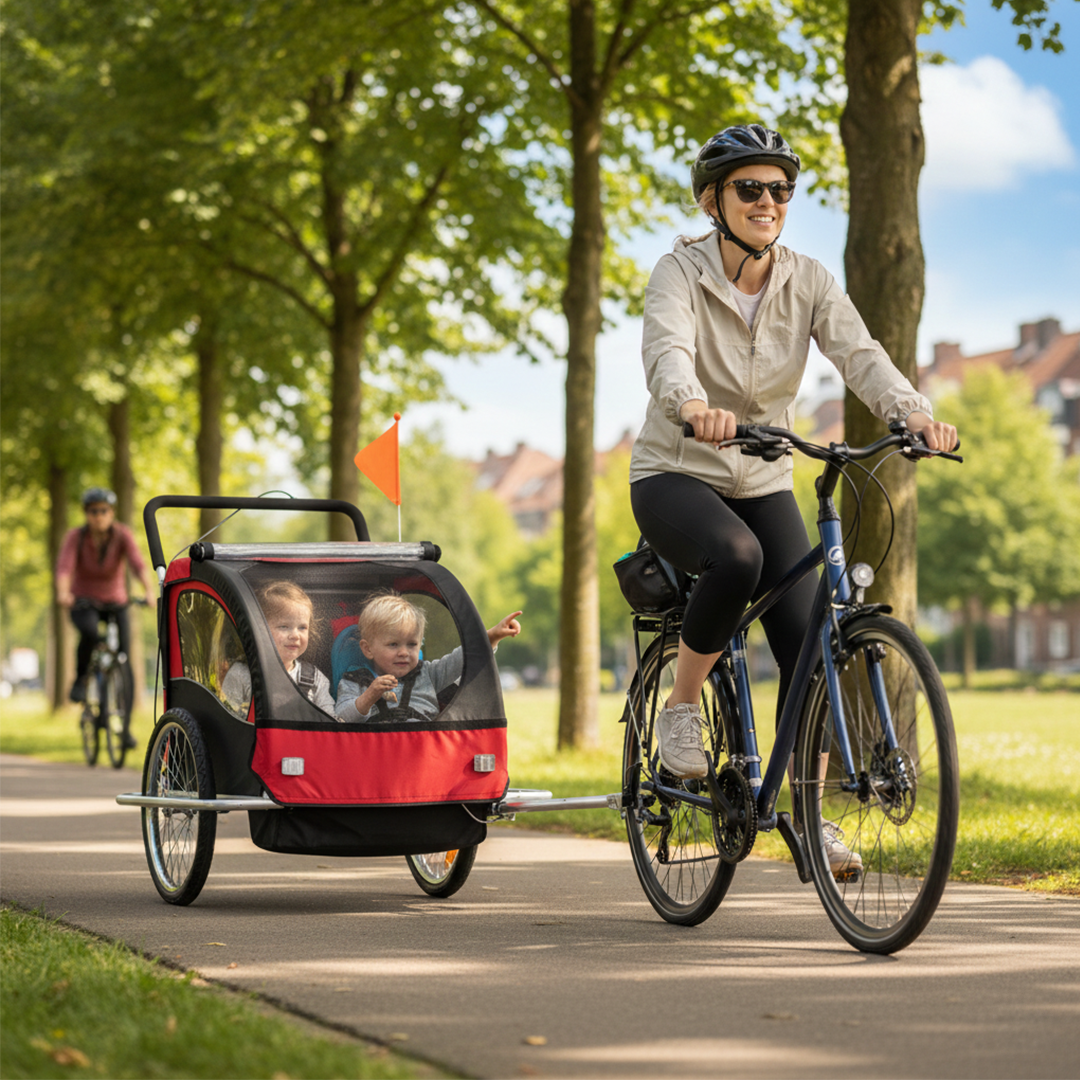 Remorque Vélo Enfant SafeRide